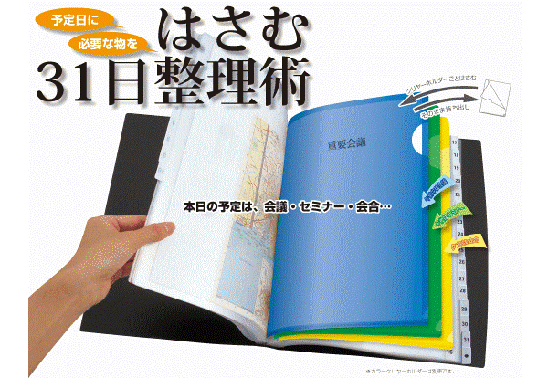 リヒトラブ スケジュールファイル 31仕切り 黒 システム手帳 リフィル通販 マエジム